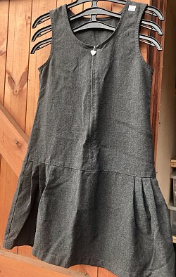 Sold CC - Item Name: G9-10 005 Description: Grey Dress Condition: Good Size: Aged 9-10 Price: 50p