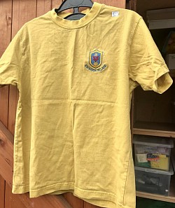 Item Name: G9-10 007 Description: Yellow PE T-Shirt Condition: Good Size: Aged 30” Price: 50p