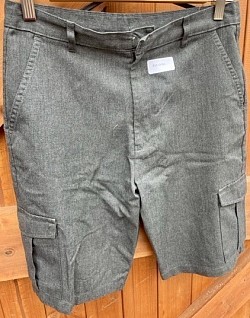 Item Name: B11-12 005 Description: Grey Shorts Condition: Good Size: Aged 12 Price: £1.50