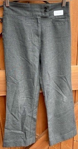 Item Name: G11-12 001 Description: Grey Trousers Condition: Good Size: Aged 12-13 Price: 50p