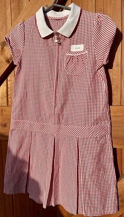 Item Name: G7-8 012 Description: Gingham Dress Condition: Good Size: Aged 7 Price: £1.50